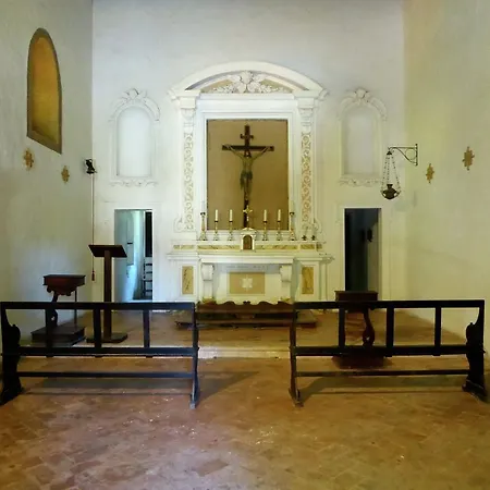 Vintage Castle In Monteriggioni Tuscany Near Forest