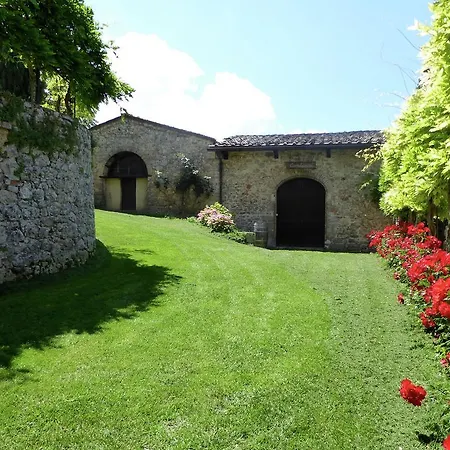 Vintage Castle In Monteriggioni Tuscany Near Forest