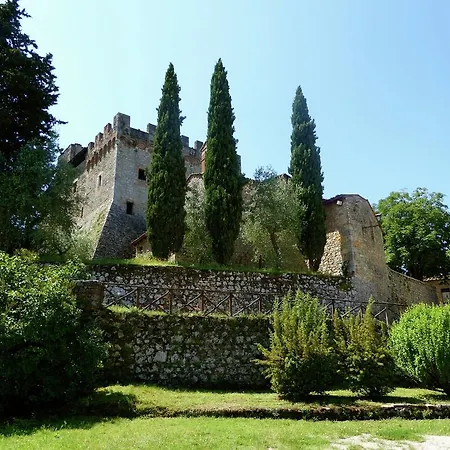 Vintage Castle In Monteriggioni Tuscany Near Forest Monteriggioni